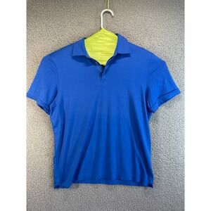 Men's Joseph Abboud Navy Floral Polo Size‎ Large